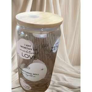 The Brides  Affirmation Glass